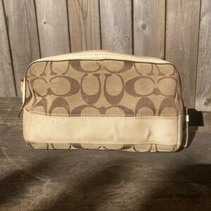 Authentic Coach Legacy Edition makeup bag